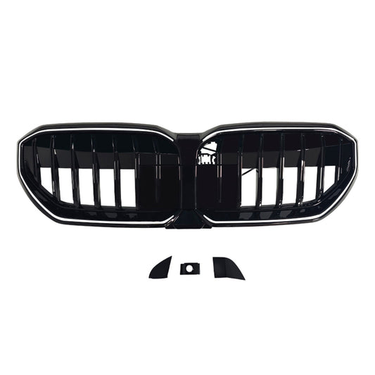 Griglia paraurti anteriore a lamelle singole per BMW Serie 5 I5 G60 G61 G68, compatibile con modelli dal 2024 in poi.