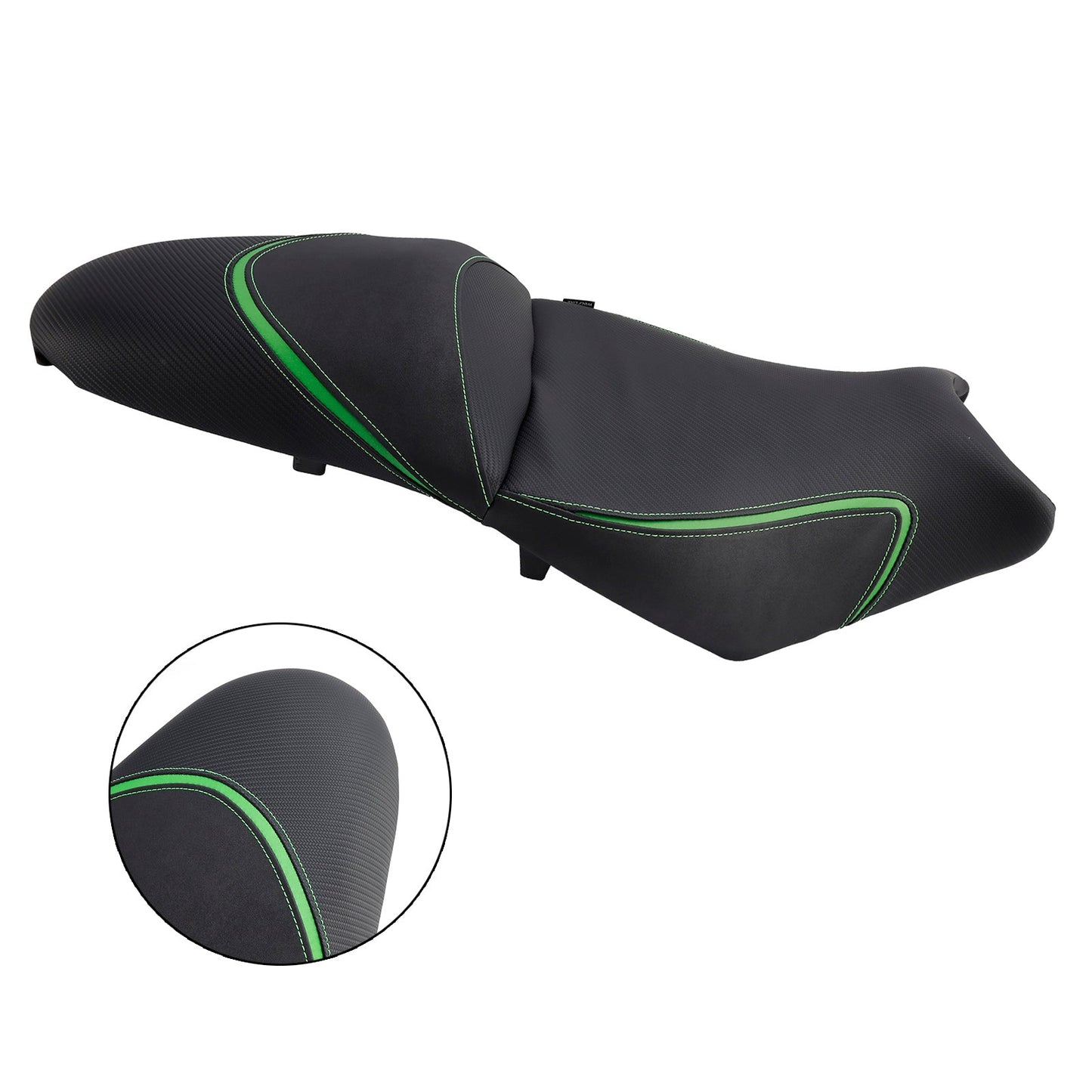 Sella passeggero completa con cuscino Kawasaki Versys650 2022-2024, verde