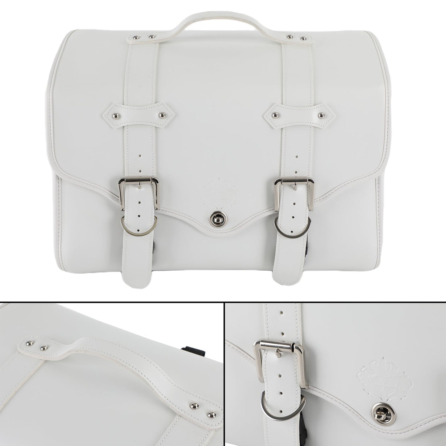 Nessuna perforazione richiesta sella Borsa per sedile posteriore per moto Borsa posteriore per coda Borsa da viaggio impermeabile Deposito per casco Generico