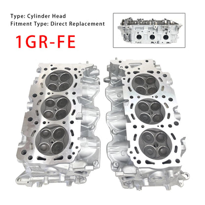 Testata cilindro 2 pezzi 1GR-FE con iniezione aria secondaria per Toyota 4.0 1GR-FE