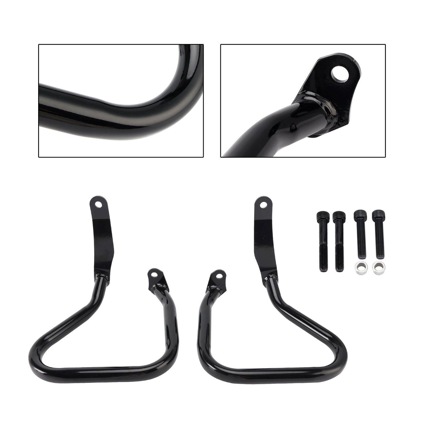 Protezione paraurti antiurto per telaio motore Low Rider Fxlrst 2022-2024, nera