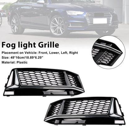 Griglia di copertura fendinebbia AUDI A4 B9 S-Line S4 2016-2018 (2 pezzi)