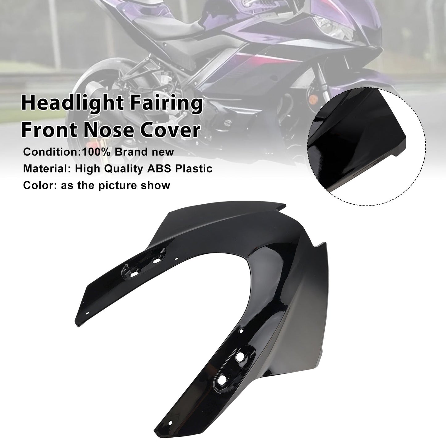 Copertura anteriore del cupolino del faro Yamaha YZF-R3 R25 2025-2026