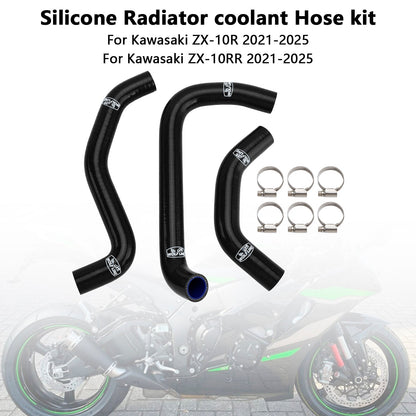 Tubo flessibile del liquido di raffreddamento del radiatore in silicone Kawasaki ZX10R ZX-10RR 2021-2025