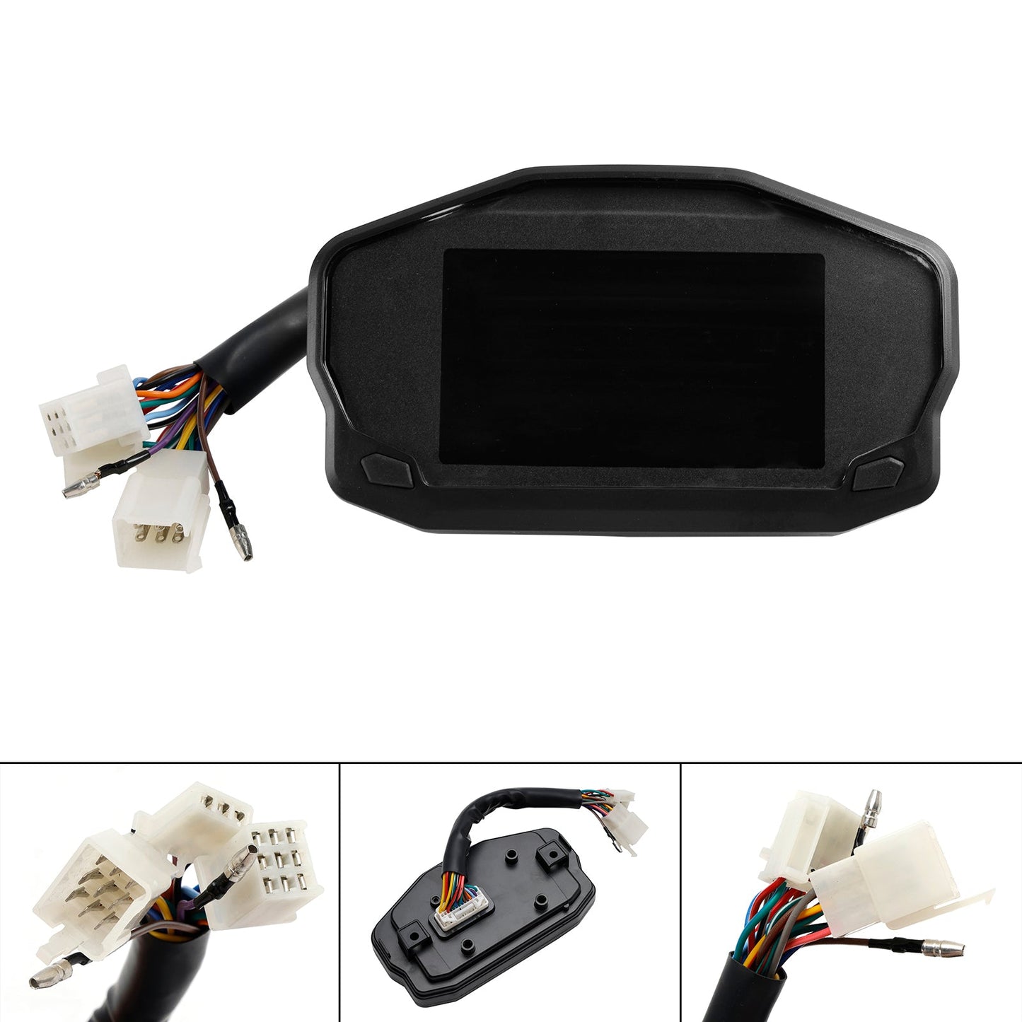 Tachimetro digitale con display LCD retroilluminato RPM universale per moto