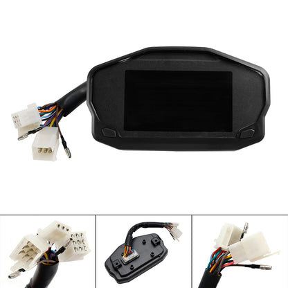 Tachimetro digitale con display LCD retroilluminato RPM universale per moto