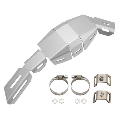 Copertura decorativa in acciaio per supporto laterale di scarico Honda Crf 250 300 2021-2023