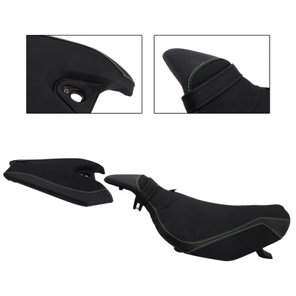 Kit sella conducente e passeggero per Kawasaki Z1000 2014-2025 2024, cuscino posteriore nero