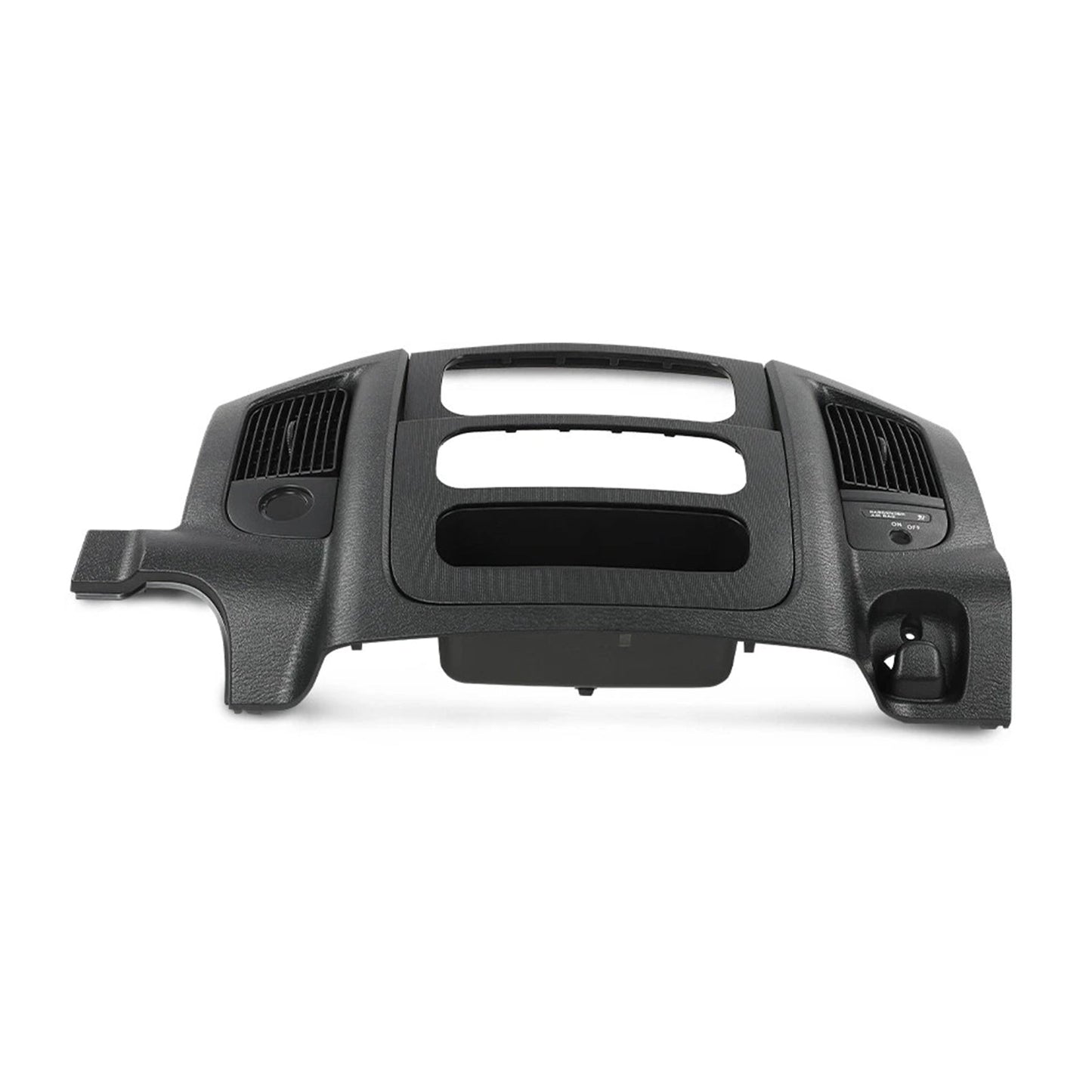 Pannello di rivestimento della bocchetta dell'aria del cruscotto centrale Dodge Ram 1500 2002-2005, nero