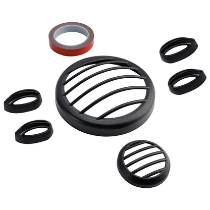 Kit griglia di protezione faro Yamaha PG-1 2023-2024, colore nero