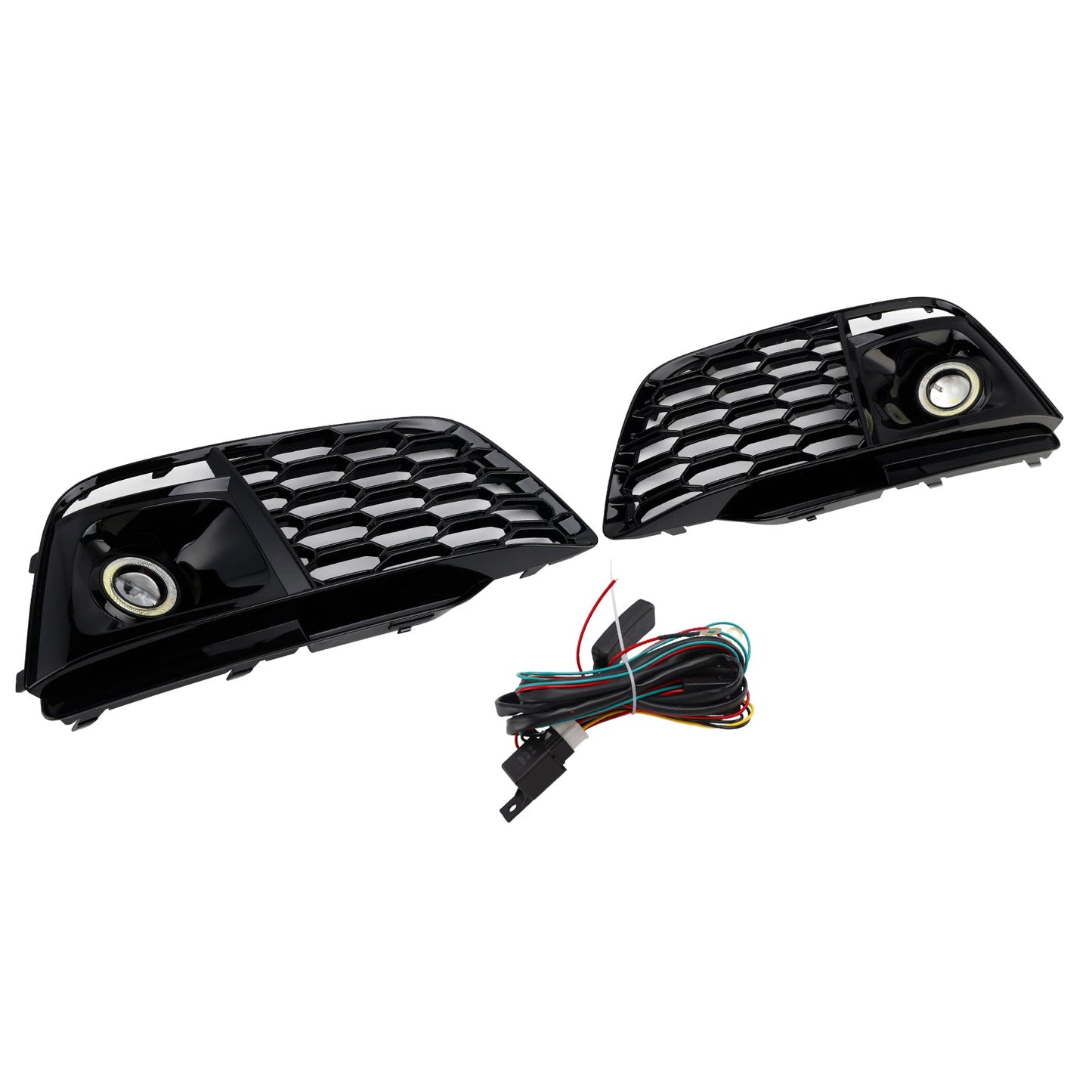 Copertura griglia fendinebbia per Audi Q5 SQ5 2018-2022, codice 80A807680L, pre-restyling con ACC.