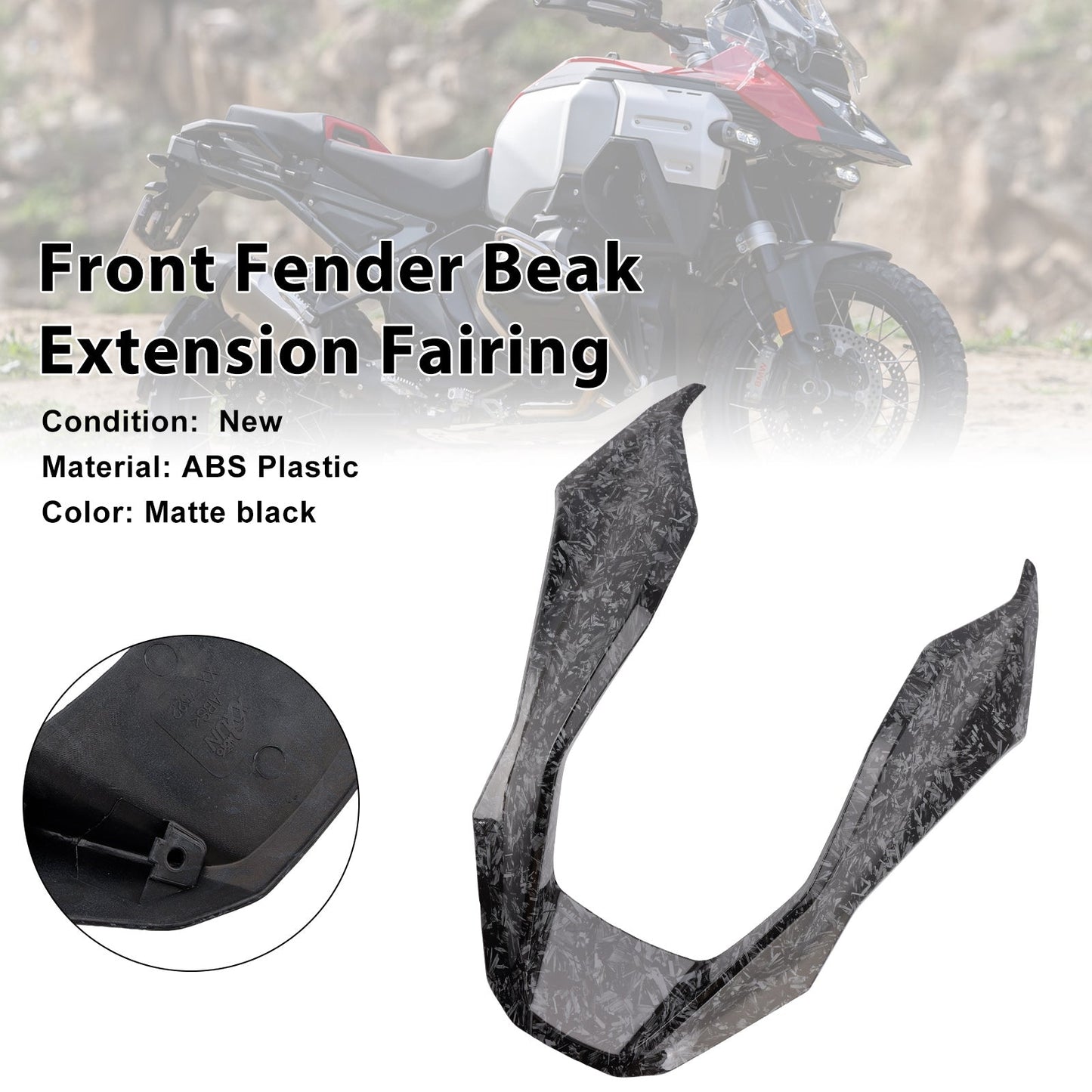 Carenatura di estensione del becco del parafango anteriore BMW R1300GS 2024-2025