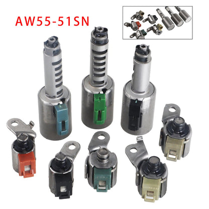 8 pezzi Valvola solenoide cambio trasmissione AW55-51SN per Nissan Altima Maxima Quest