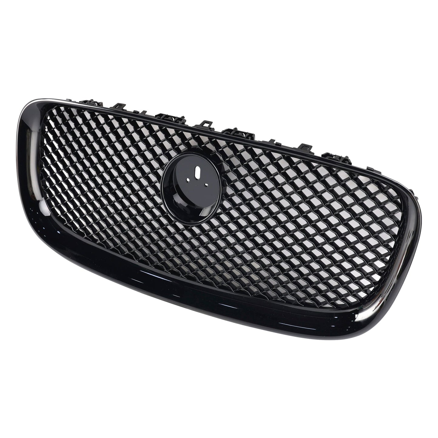 Griglia paraurti anteriore stile XF-R adatta per Jaguar XF 2012-2015, nero lucido