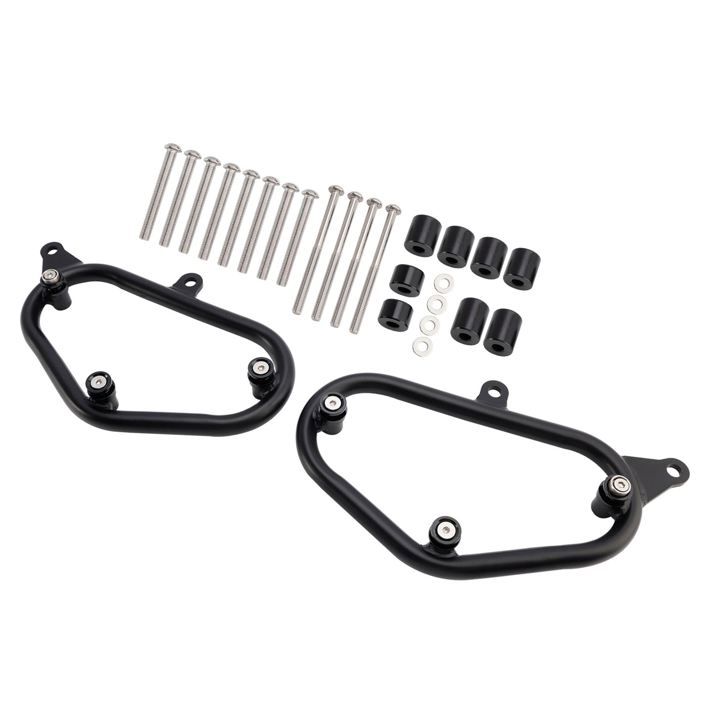 Staffa di montaggio per borsa laterale Kawasaki Eliminator 500 2024-2025, nera