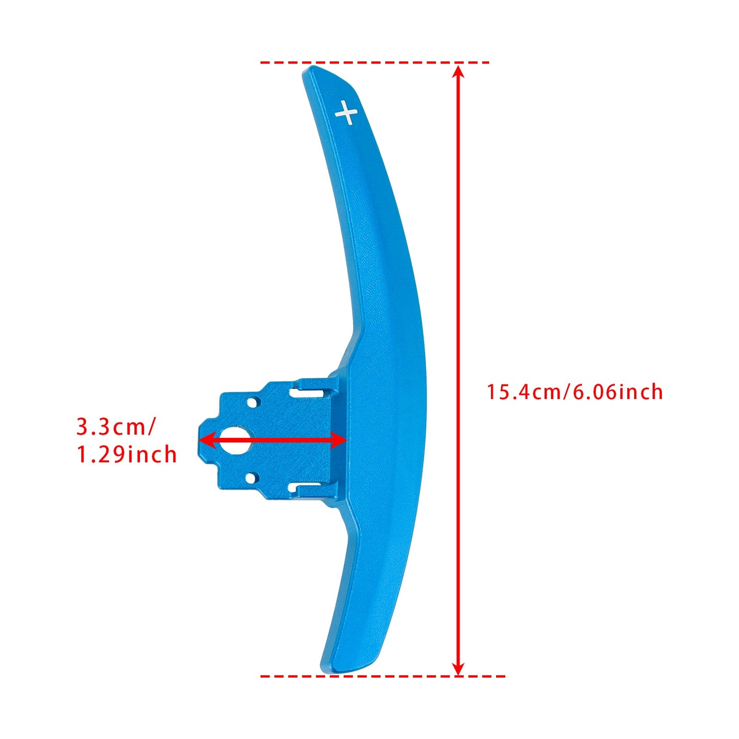 Estensione del cambio al volante per BMW Serie F F30 F31 F32 F10 X3 X5 Alluminio Blu