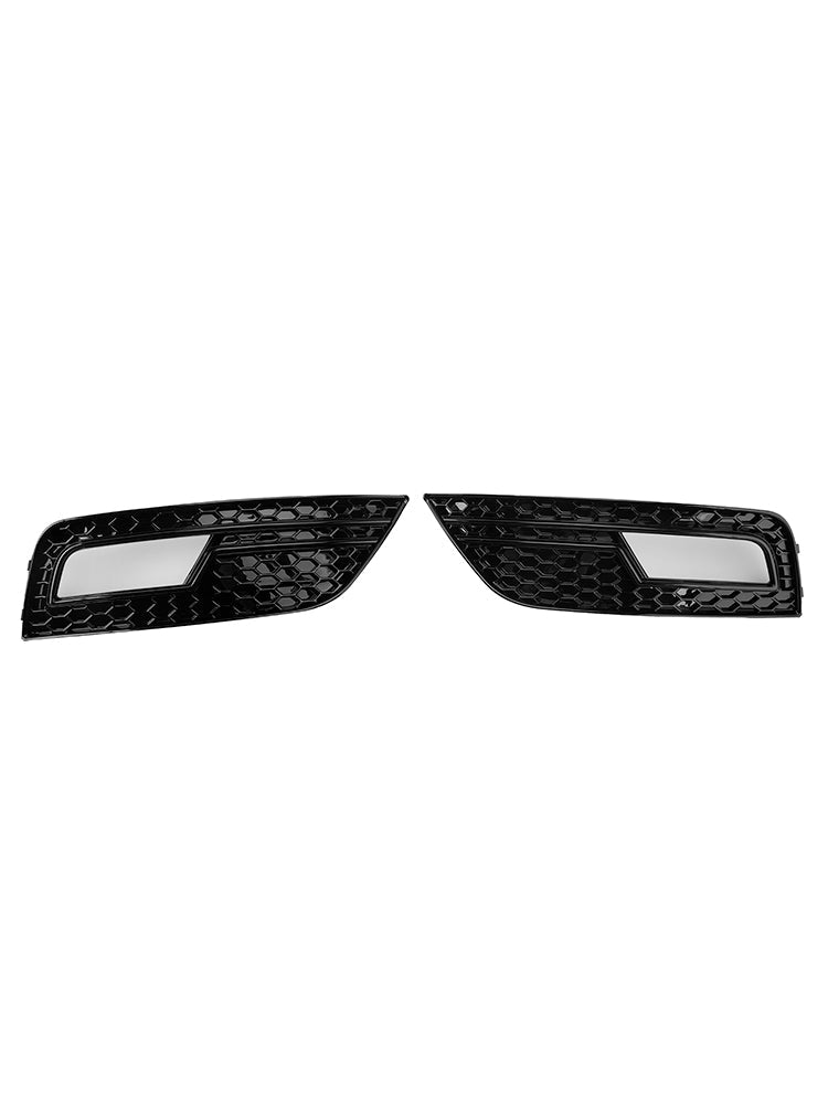 Griglia di copertura fendinebbia nera Audi A4 B8.5 2013-2015, paraurti standard