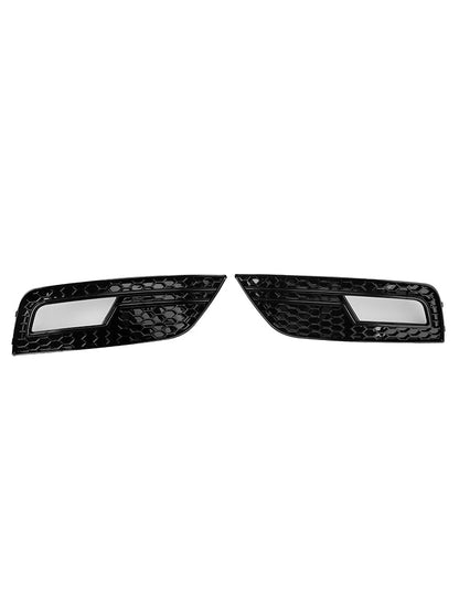 Griglia di copertura fendinebbia nera Audi A4 B8.5 2013-2015, paraurti standard