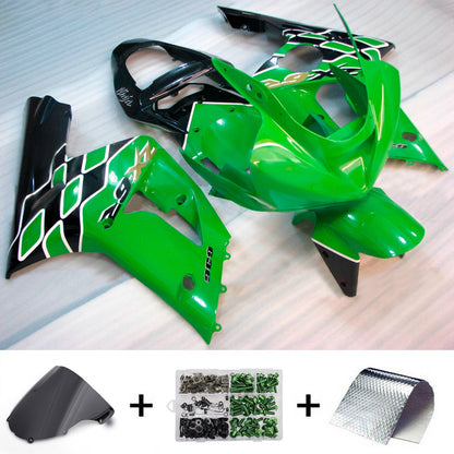 Kit carenatura iniezione in plastica ABS adatto per Kawasaki ZX6R 636 2003-2004