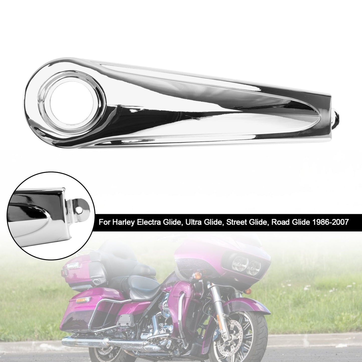 1986-2007 Harley Electra Glide, Ultra Glide, Street Glide, Road Glide Pannello di copertura del tappo del serbatoio Carenatura