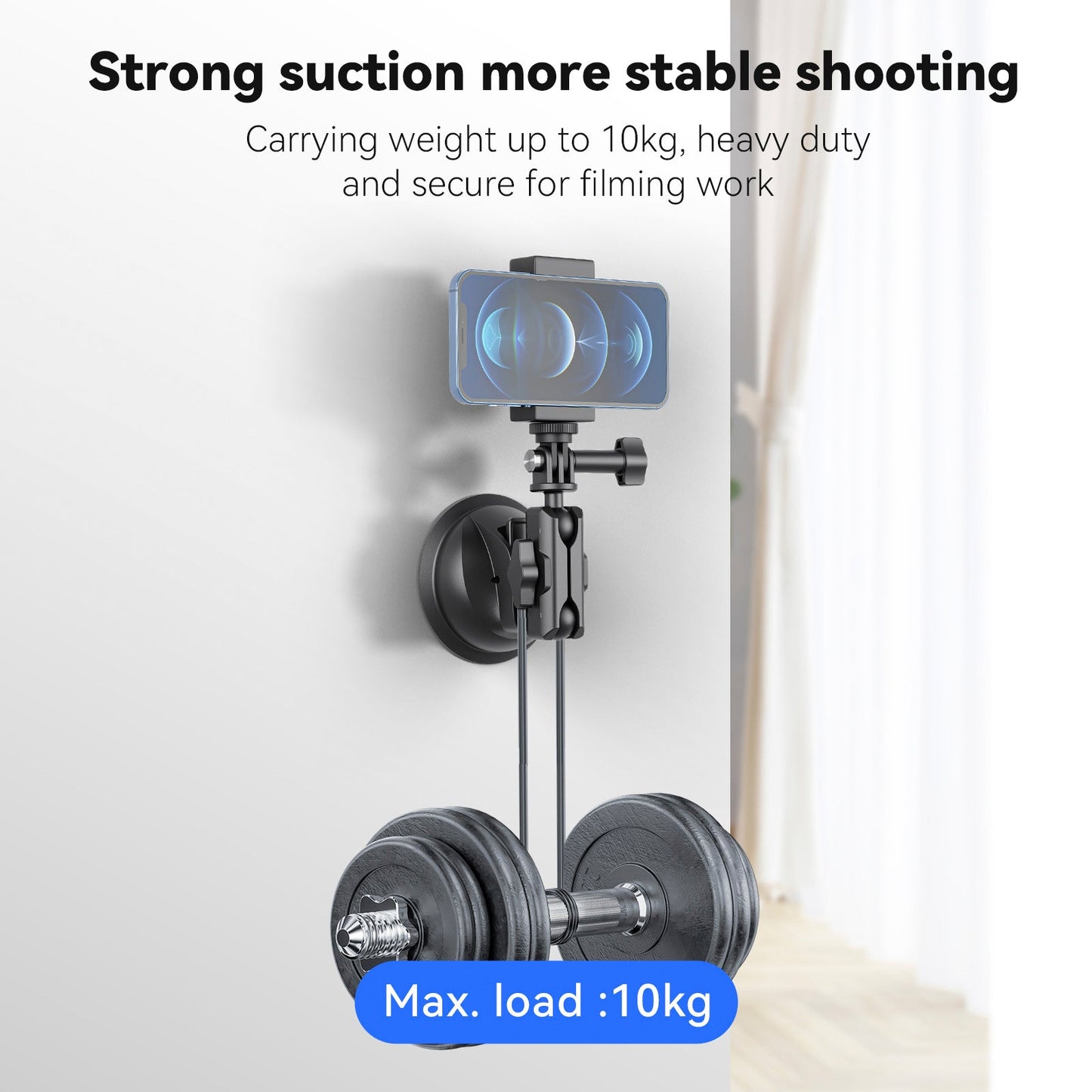 Supporto universale leggero e resistente con ventosa per Dji Gopro13/Insta 360 Go3