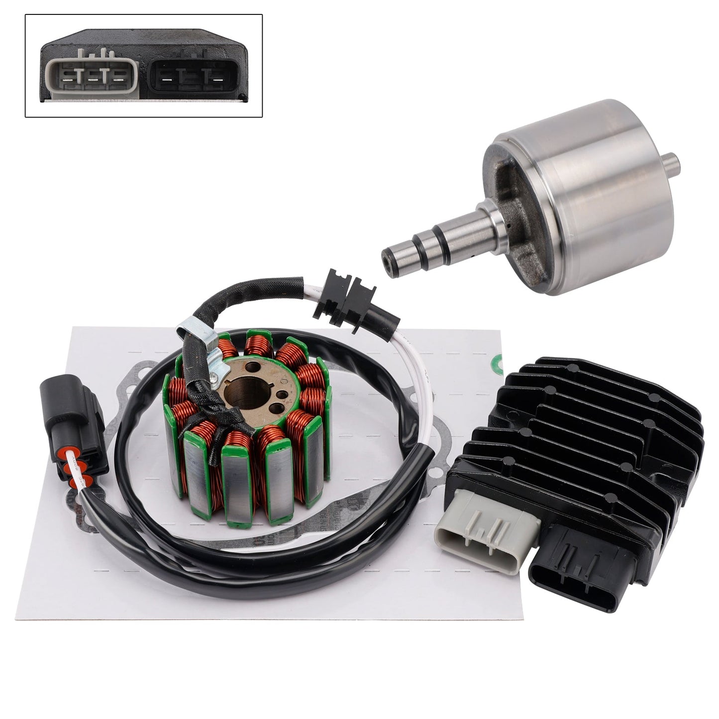 Kit guarnizione regolatore rotore volano statore magnete Yamaha YZF R1 2004-2008 5VY-81410-00-00