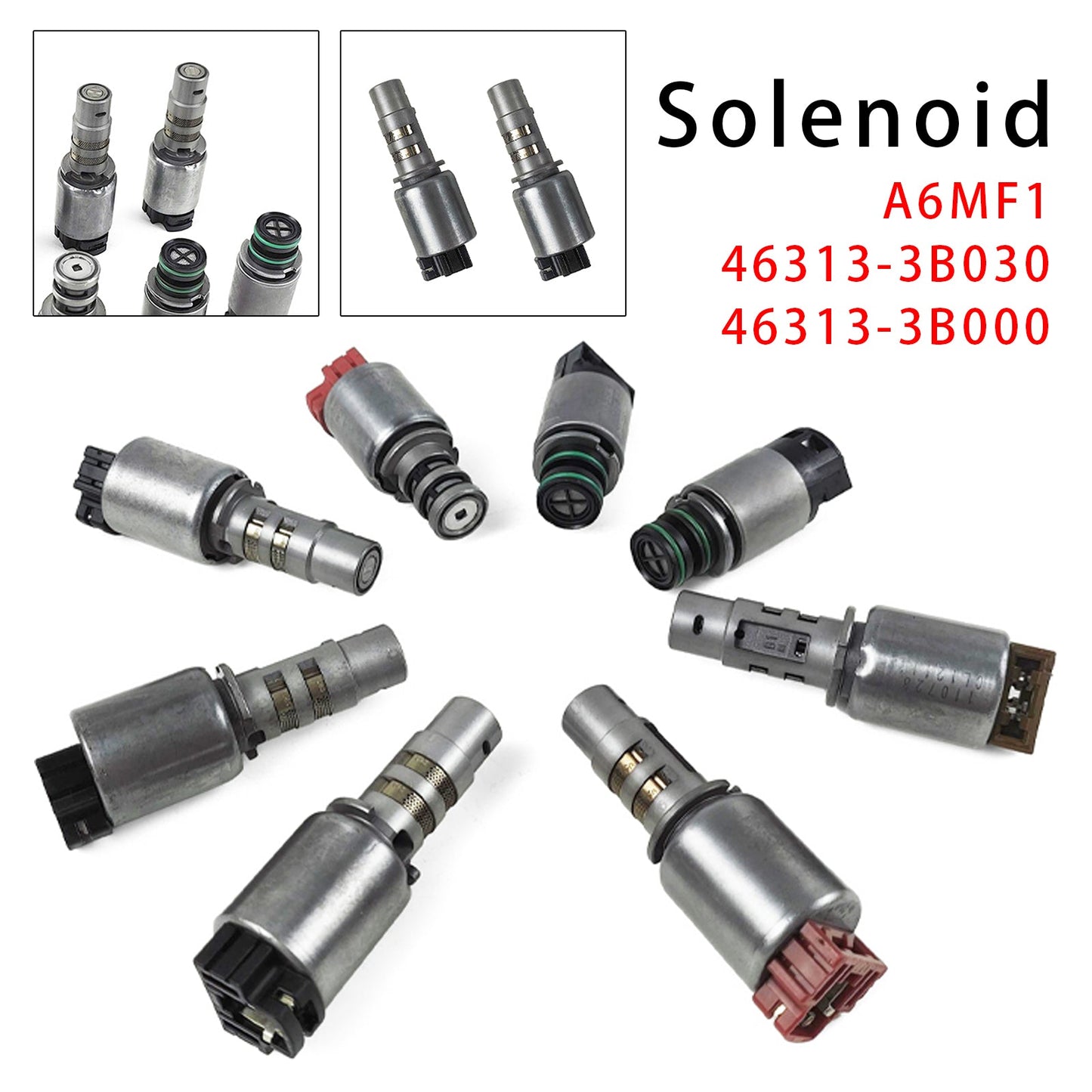 Solenoide di trasmissione 8 pezzi A6MF1 46313-3B030 46313-3B000 per Hyundai Kia