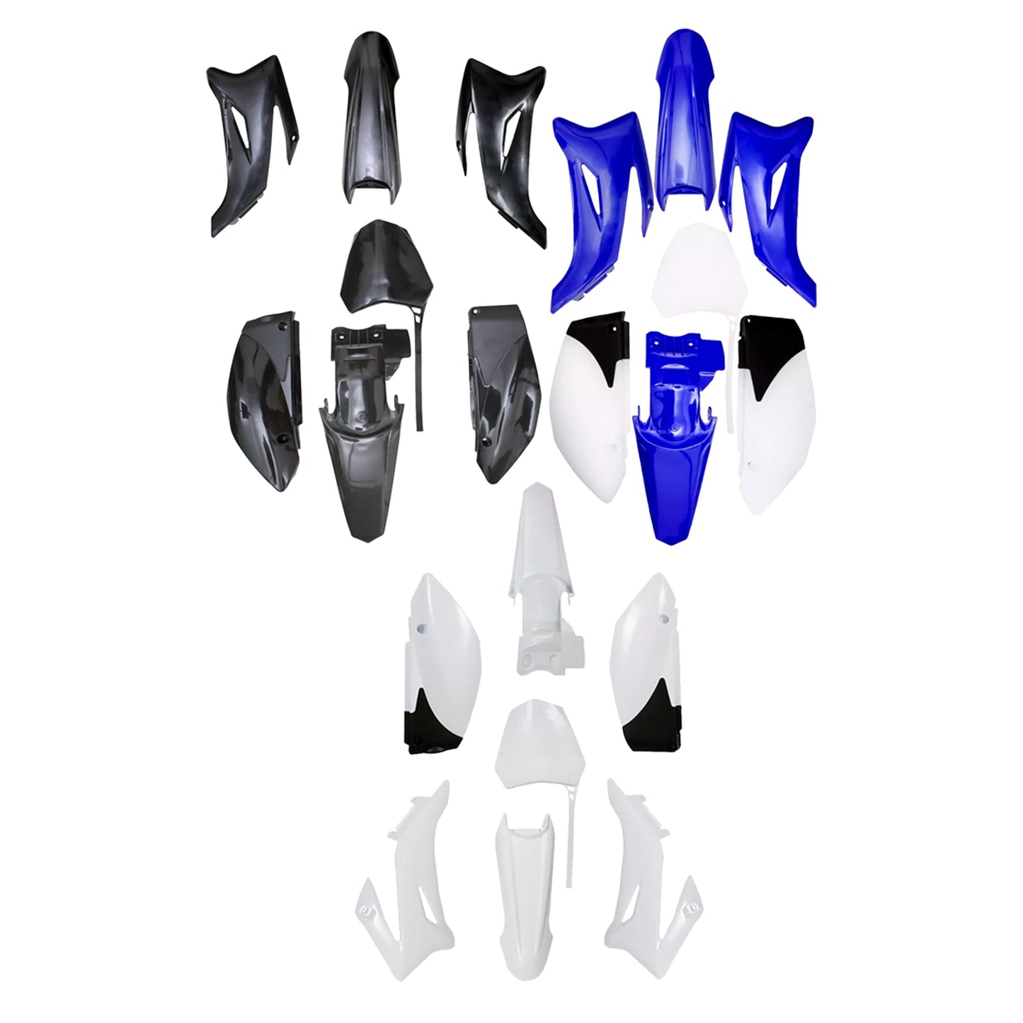 Kit plastiche per carrozzeria Yamaha TTR110 2008-2022 DIRT BIKE, carenatura parafango