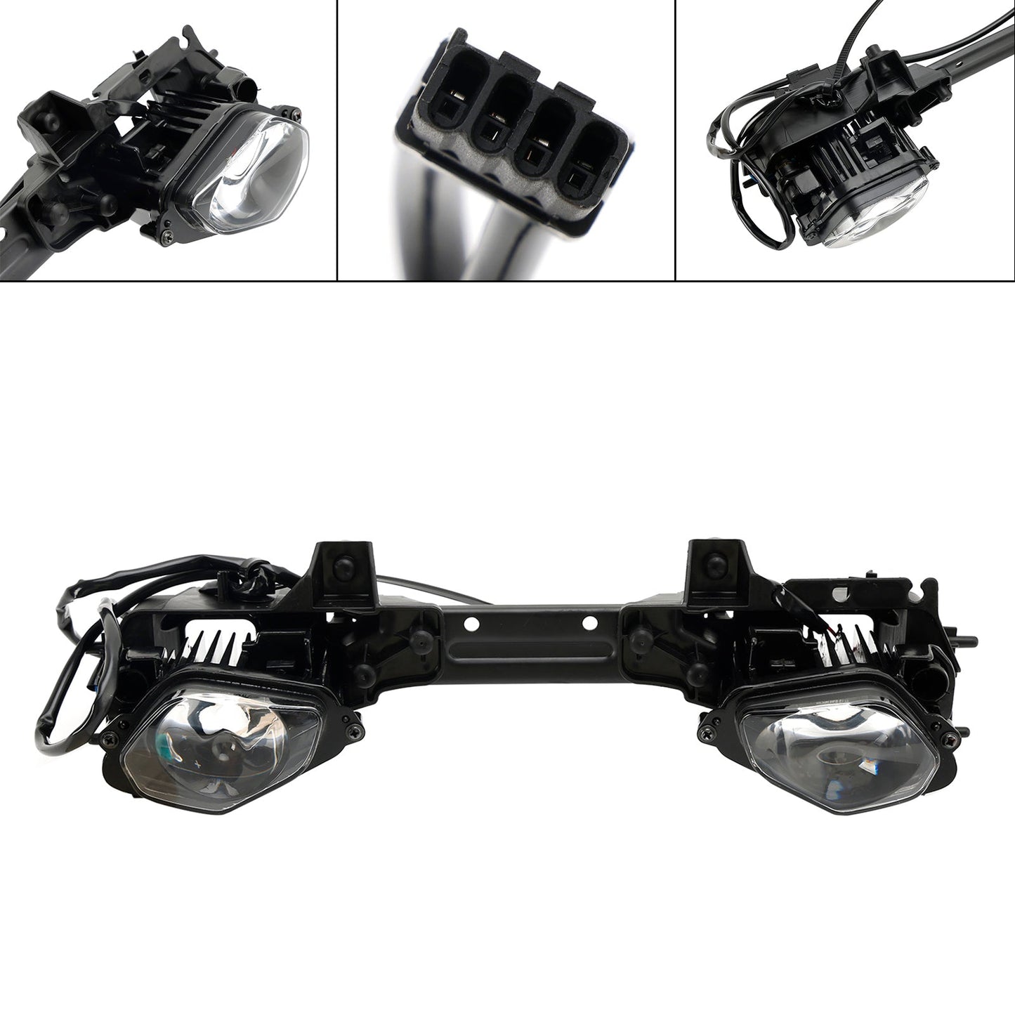 Griglia faro anteriore Yamaha Yzf-R6 2017-2023, protezione faro LED trasparente