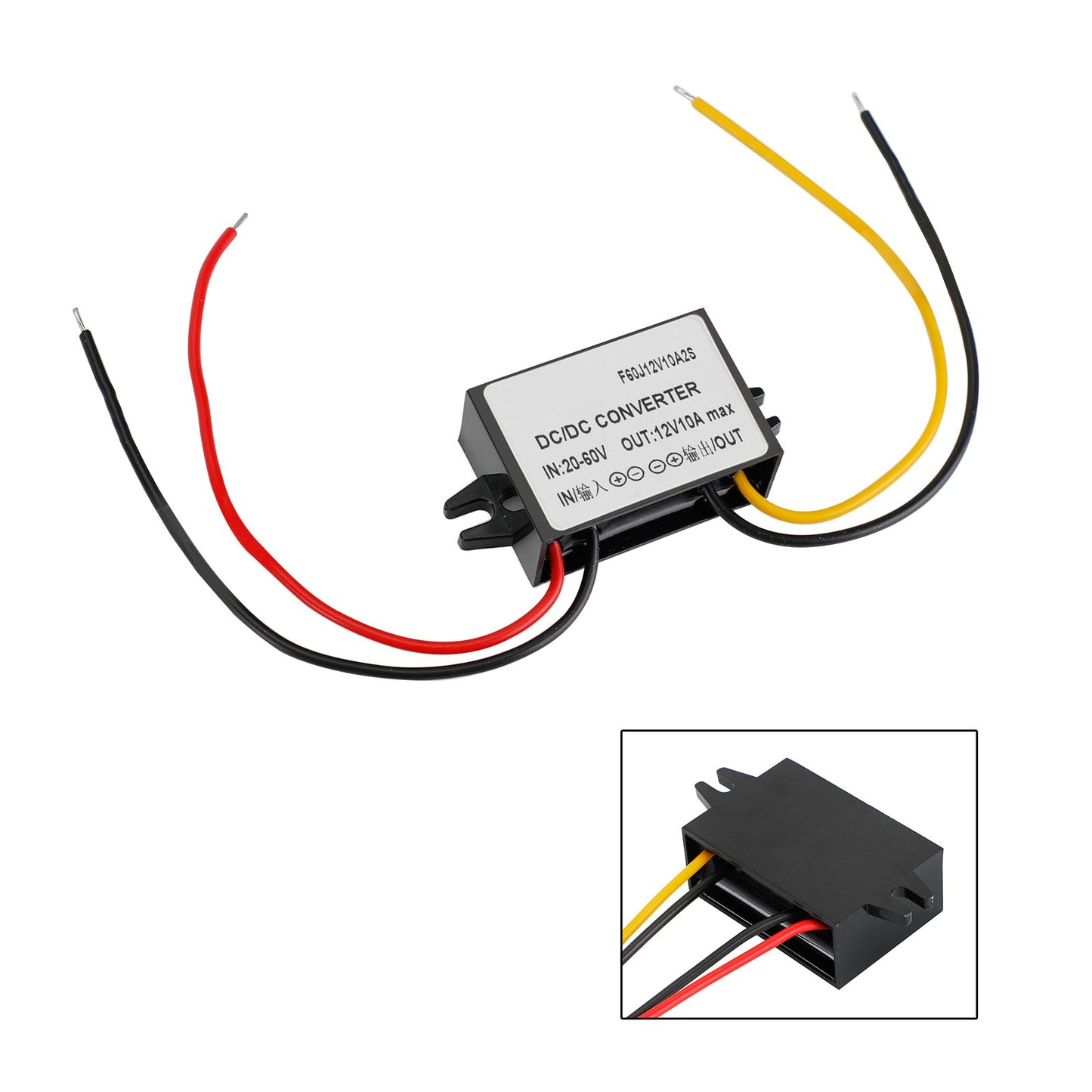 Convertitore Buck DC/DC Step Down da 20-60 V a 12 V, modulo di alimentazione regolatore 10 A