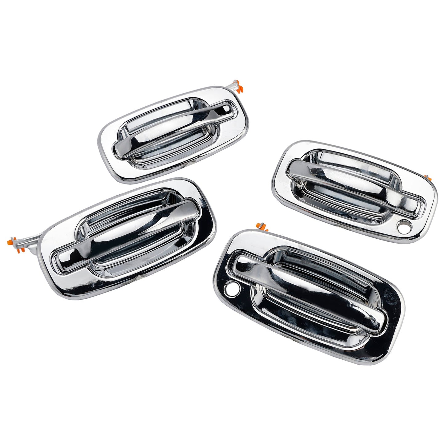 Set di 4 maniglie esterne anteriori cromate per Chevy GMC Silverado 99-06