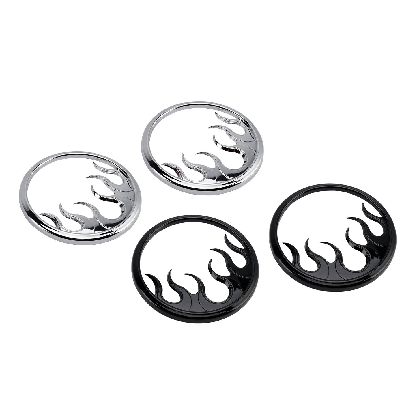 Griglie per altoparlanti Flame Accent Trim Cover per Touring Electra Glide Ultra Classic