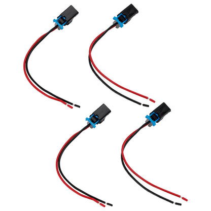 4 pezzi Connettore per iniettore di carburante, clip a treccia, sgancio rapido, adatto per Buick