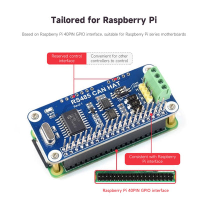 Scheda di espansione Raspberry Pi RS485 Commutazione automatica dello stato del ricetrasmettitore