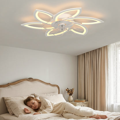 Con illuminazione e telecomando silenzioso Ventilatore da soffitto con LED