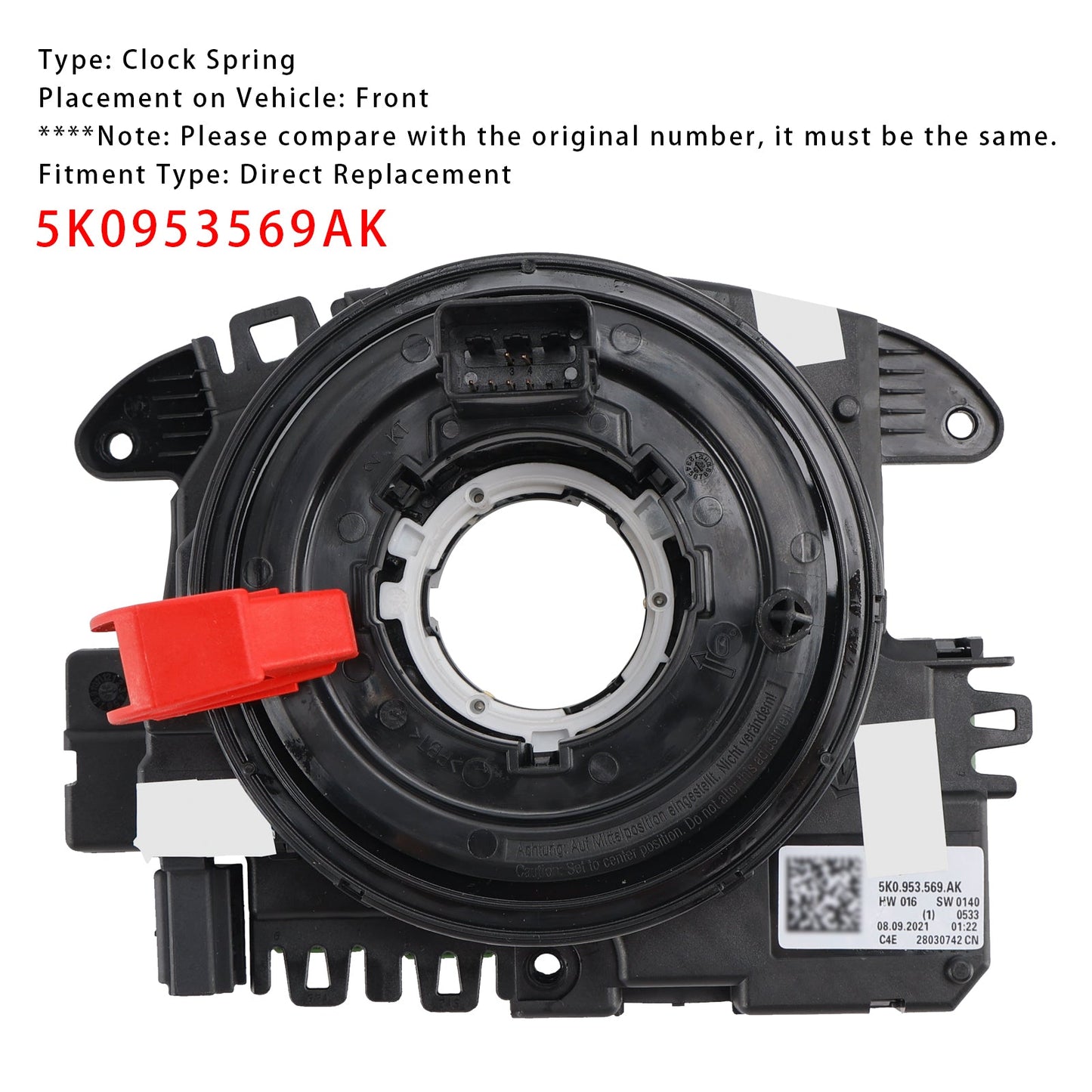 Molla per volante VW Jetta Tiguan molla per orologio 5K0953569AK