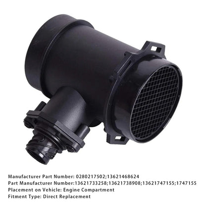 Sensore del misuratore di portata d'aria di massa per BMW Serie 3 E36 325i 325iC 325iS 1992-1995