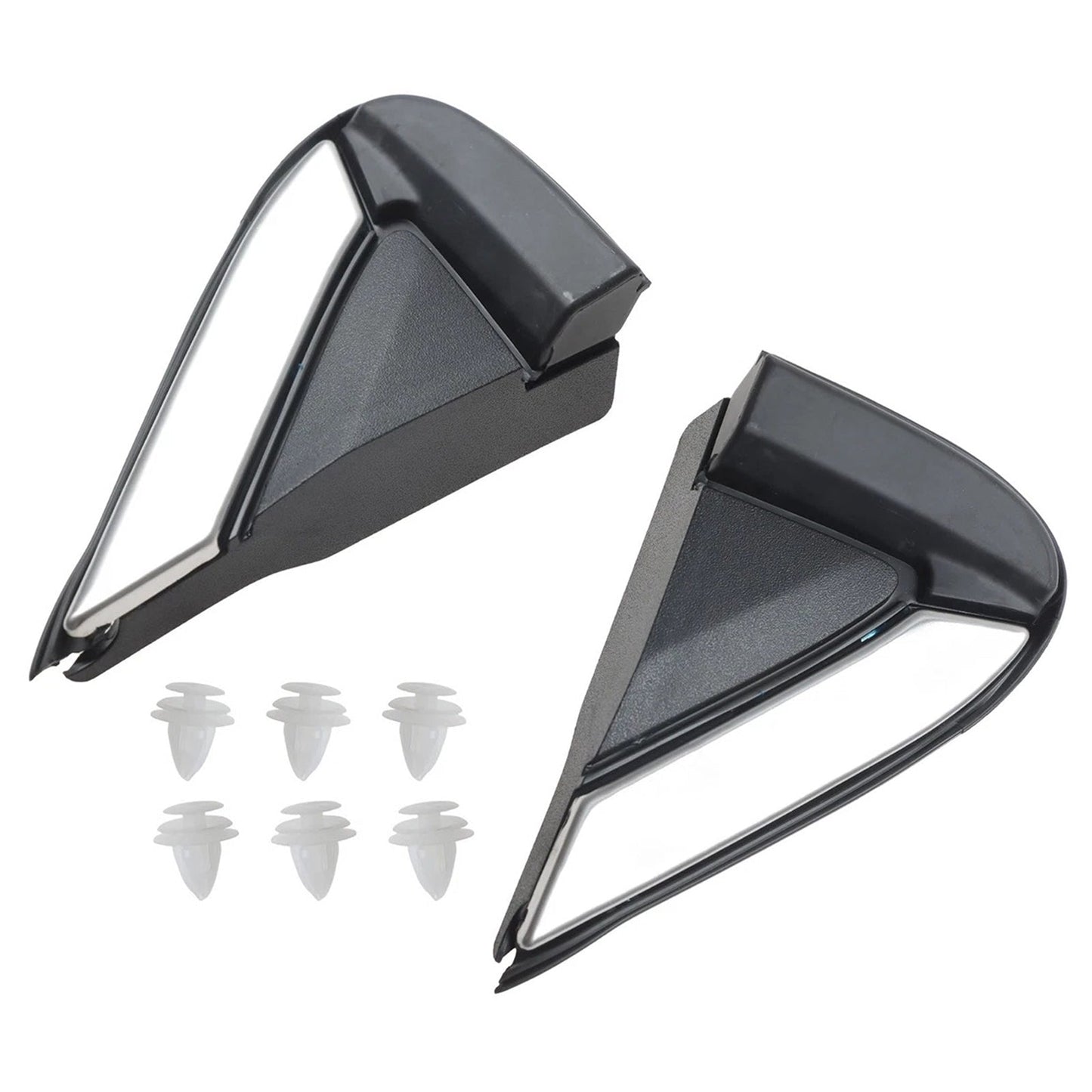 Coppia di modanature per angoli di copertura del parafango del finestrino anteriore per GMC Terrain 2018-2024