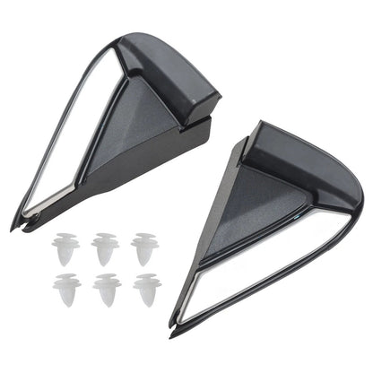 Coppia di modanature per angoli di copertura del parafango del finestrino anteriore per GMC Terrain 2018-2024