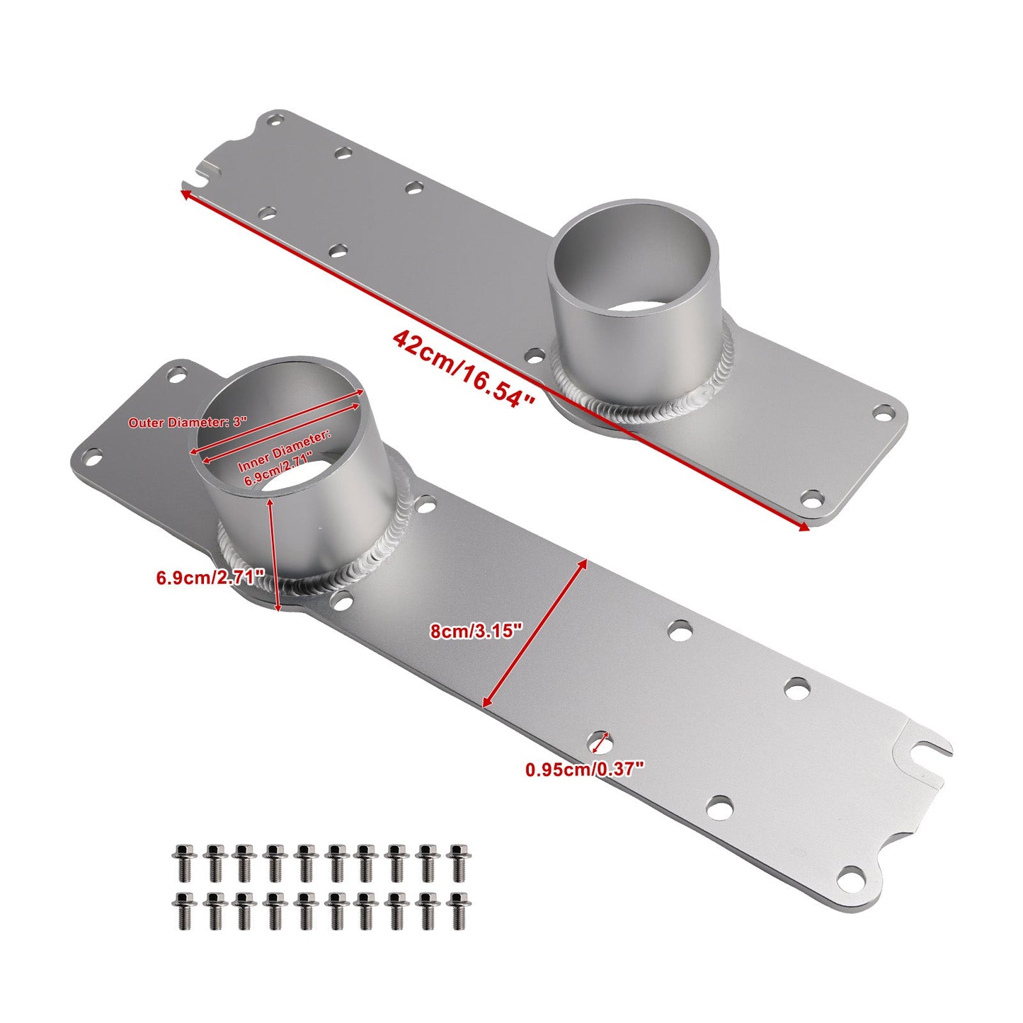 Collettore di aspirazione in alluminio con bullone per Ford Powerstroke 7.3L 99.5-03