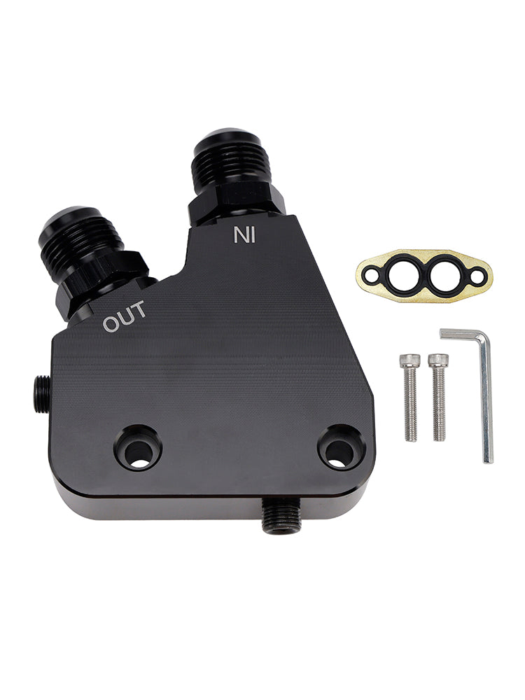 Kit adattatore per radiatore dell'olio motore Corvette GM LS LS1 LS2 LS3 LS6 (confezione da 5) 2005-2019