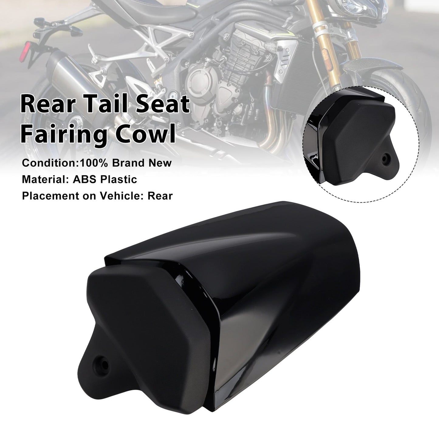 2025-2026 Per Speed Triple 1200 RS Copertura cupolino posteriore sella