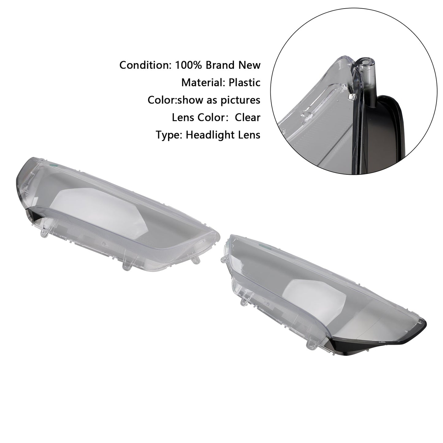 Lente del faro anteriore sinistro e destro Acura TLX 2018-2020