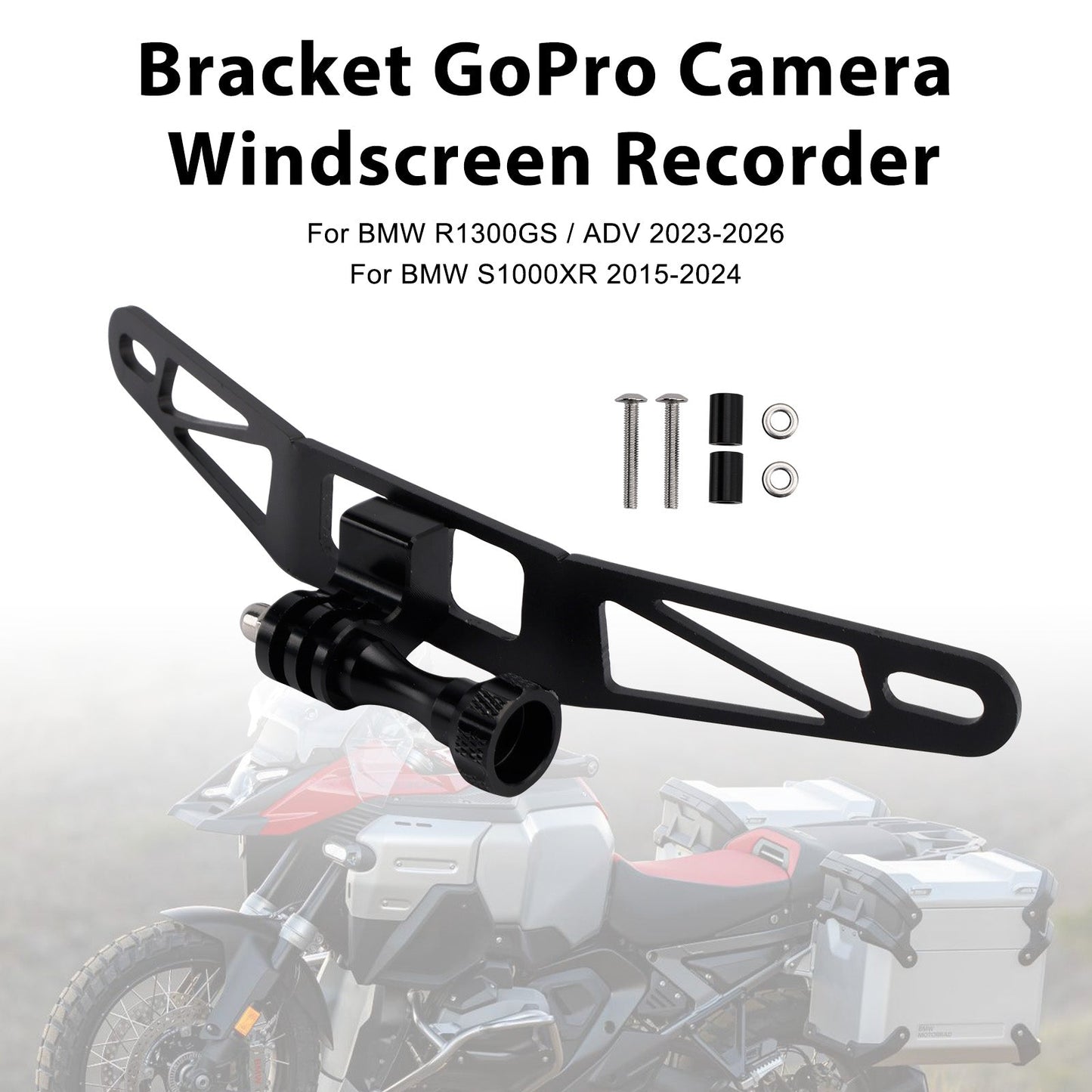 Supporto per parabrezza GoPro per BMW R1300GS S1000XR F900XR F850GS