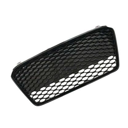 Griglia paraurti anteriore a nido d'ape nera lucida per Audi R8 2013