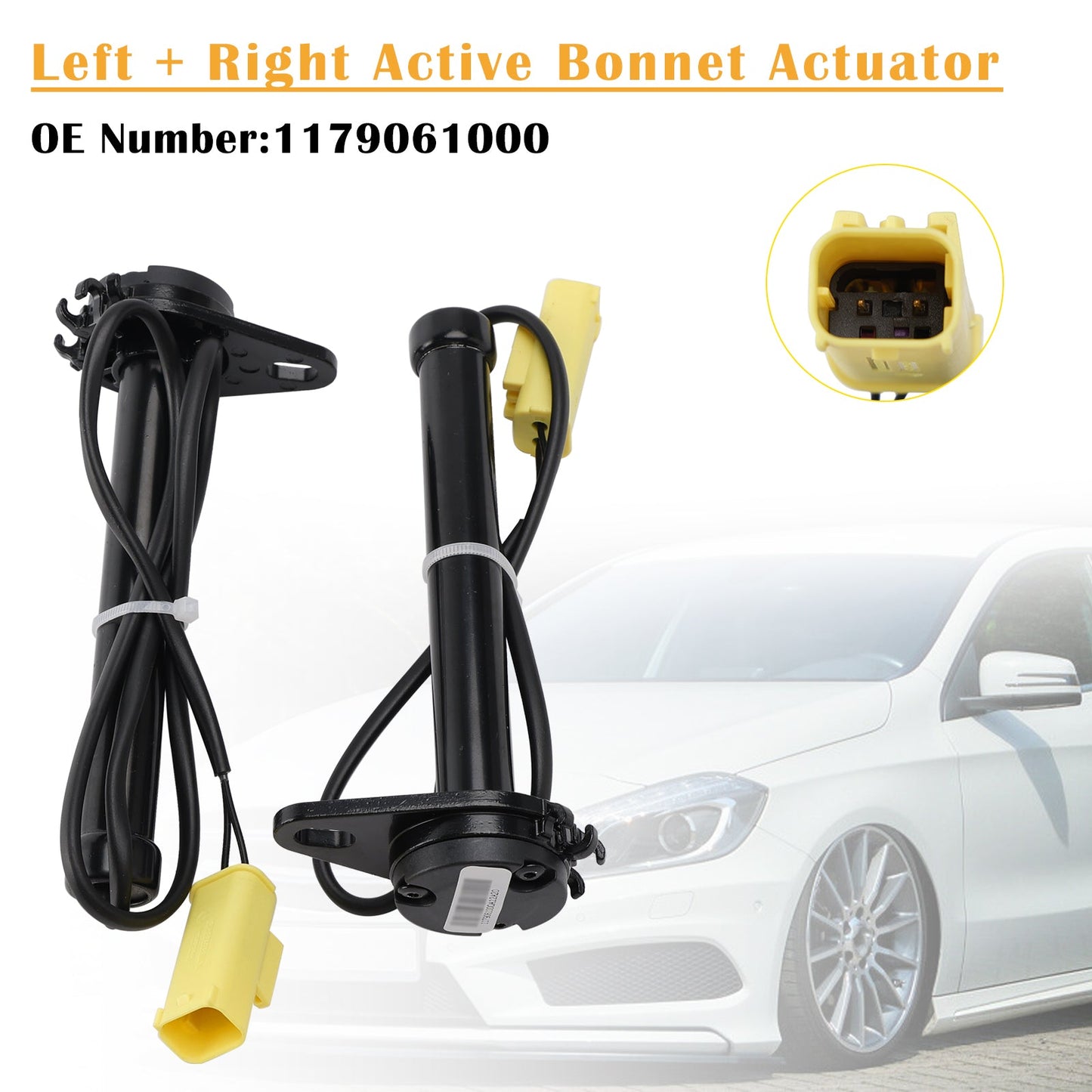 Attuatore cofano attivo lato sinistro e destro 1179061000 per Benz W176 2013-2018