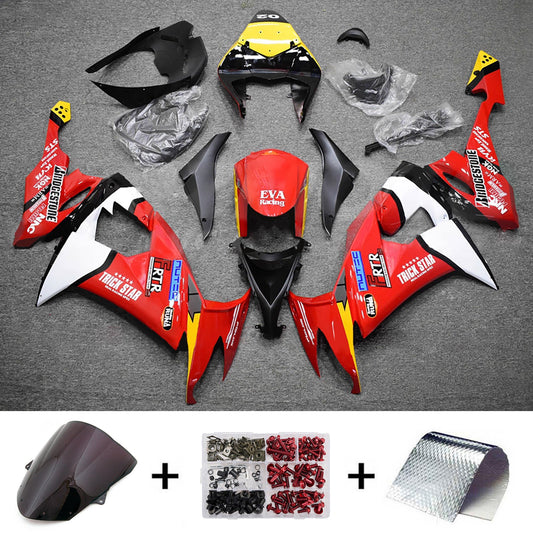 Kit carenatura iniezione in plastica ABS adatto per Kawasaki ZX10R 2008-2010
