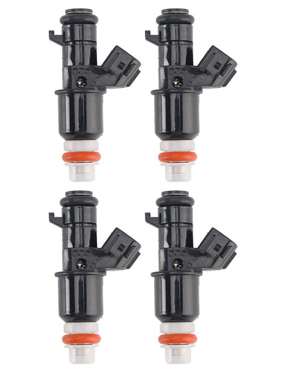 Iniettore di carburante 4 pezzi 16450-RZP-003 compatibile con Honda Accord Civic Stream CRV Tourer 2.0L