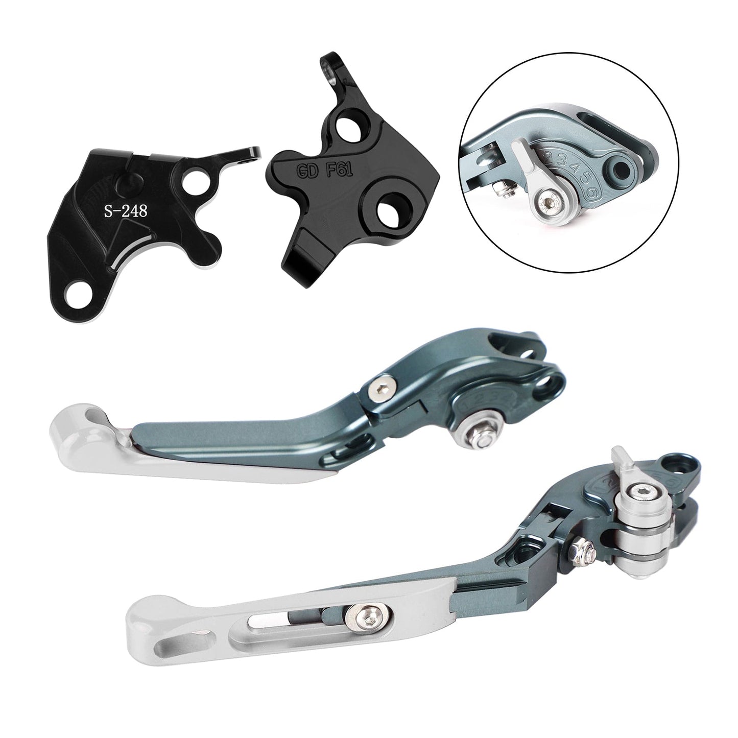 Leva freno frizione regolabile YAMAHA YZF R125 2008-2011