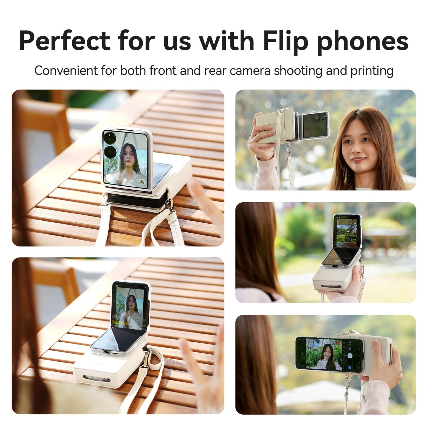 Borsa portaoggetti magnetica per fotocamera e telefono cellulare per stampante fotografica tascabile Xiaomi 1s